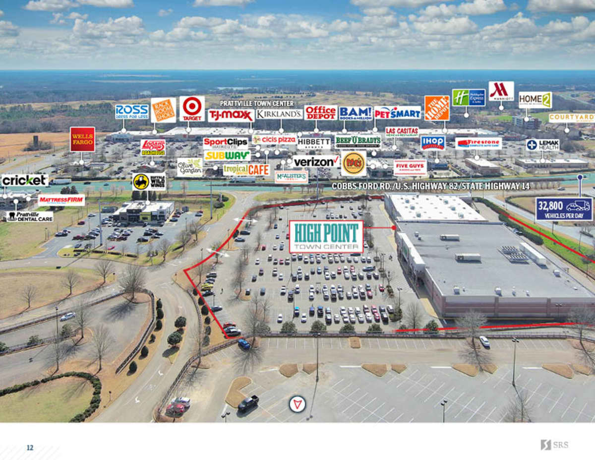 Prattville, AL High Point Town Center Retail investment sale in