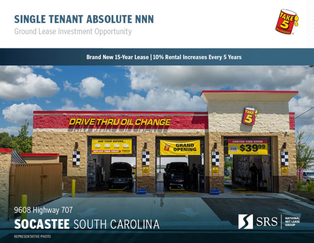 Socastee, SC Take 5 Retail investment sale in Socastee, South