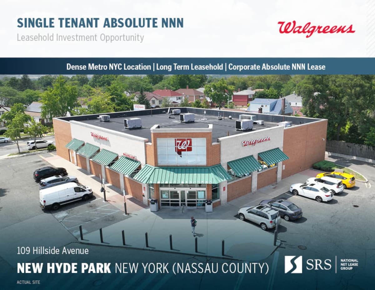 New Hyde Park, NY Walgreens Retail investment sale in New Hyde Park