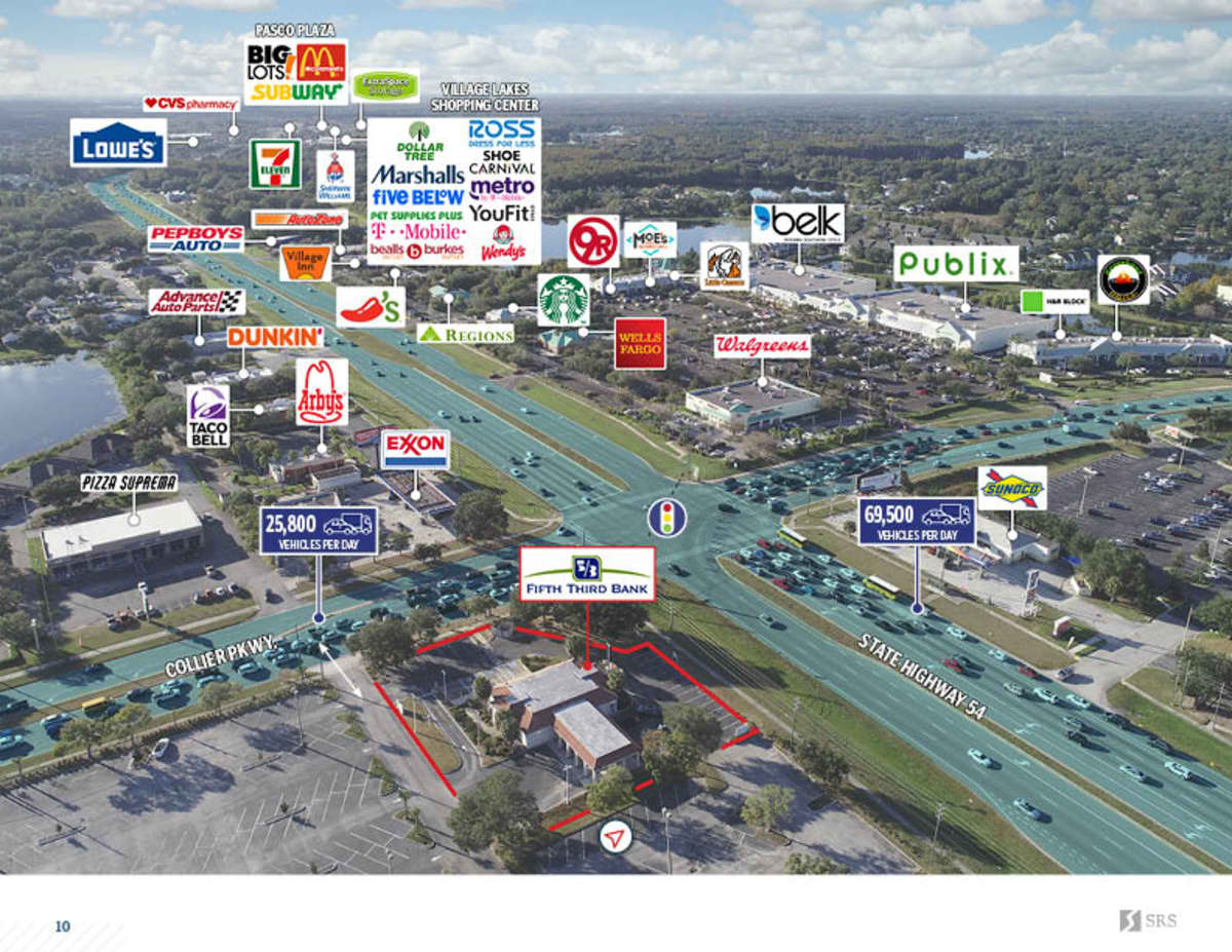Tampa (Lutz), FL Fifth Third Bank Retail investment sale in Lutz