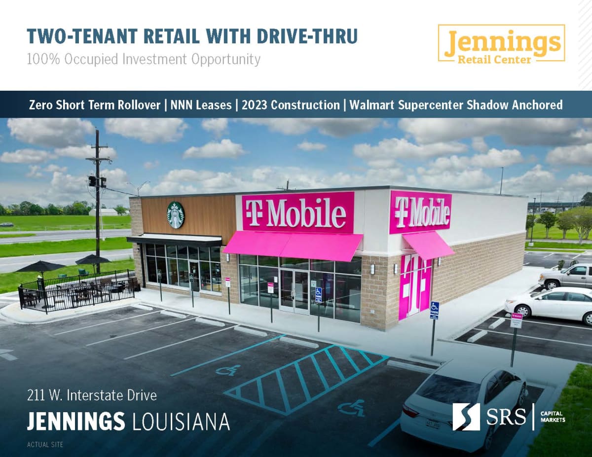 Jennings, LA Jennings Retail Center Retail investment sale in