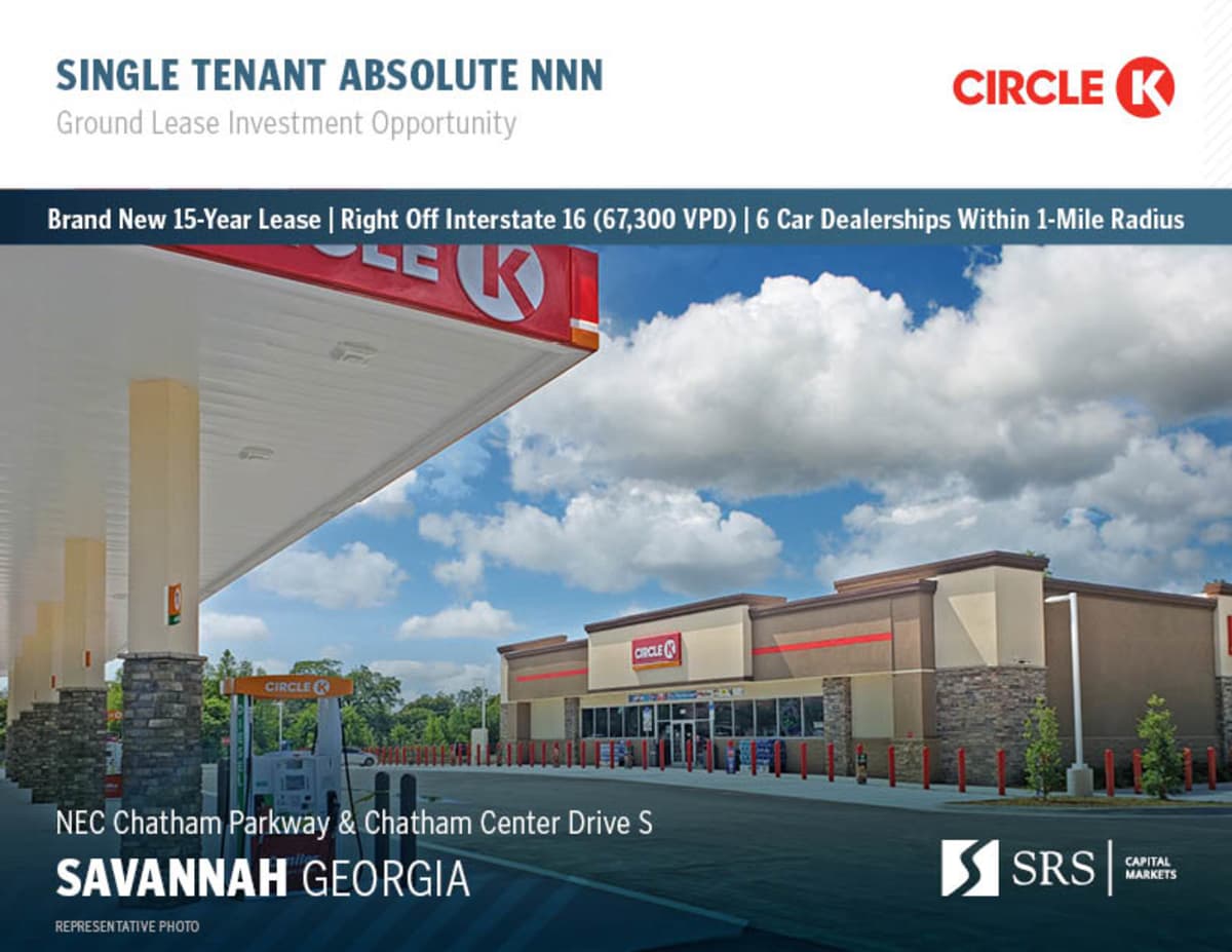 Savannah, GA - Circle K | Retail investment sale in Savannah Savannah, GA - Circle K | Retail investment sale in Savannah