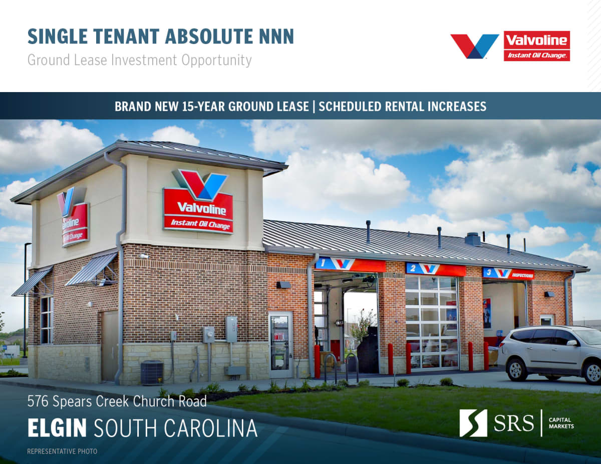 Elgin, SC - Valvoline | Retail investment sale in Elgin, South Carolina ...