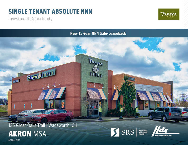 Wadsworth, OH (Akron MSA) Panera Bread Retail investment sale in