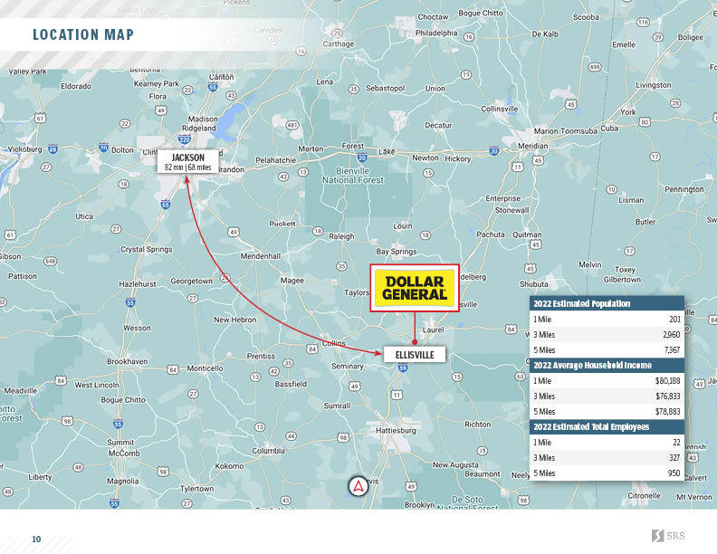 Ellisville, MS Dollar General Retail investment sale in Ellisville
