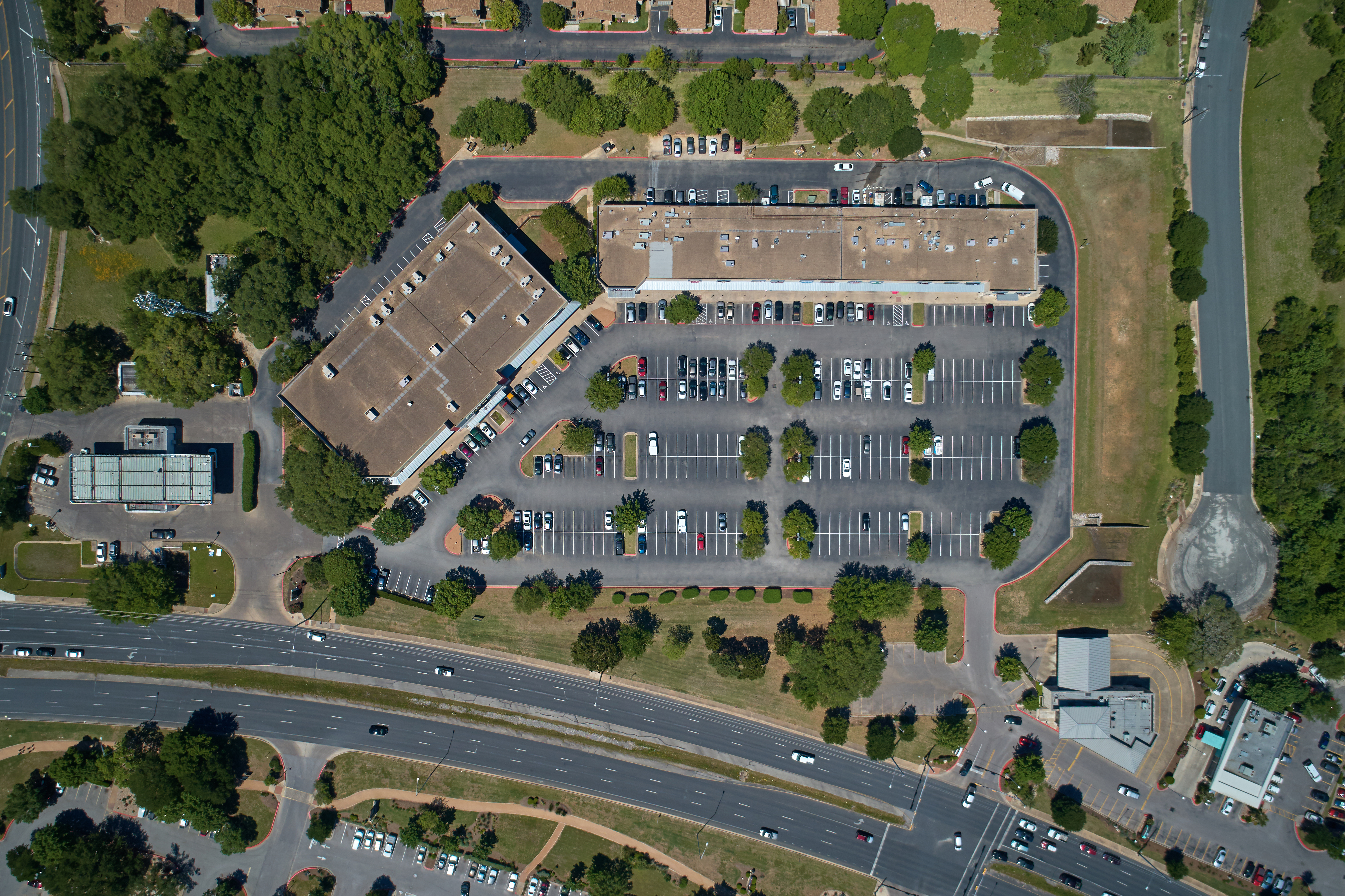 Aerial West Creek Shopping Center