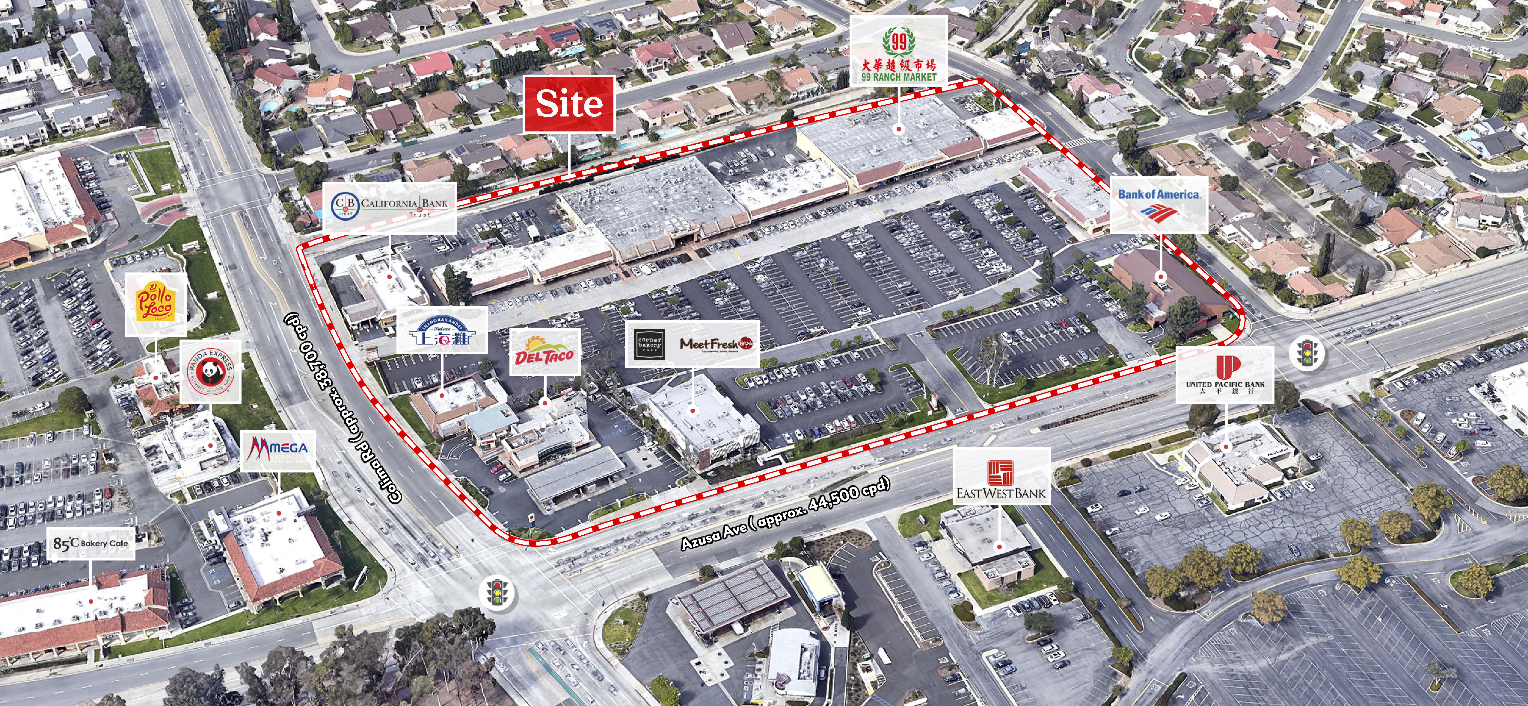 Hacienda Center | Retail for lease in Hacienda Heights, California - SRS