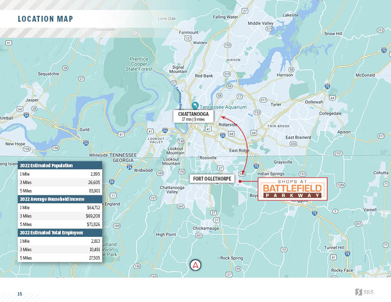 Fort Oglethorpe, GA Shoppes at Battlefield Parkway Retail investment sale in Fort Oglethorpe