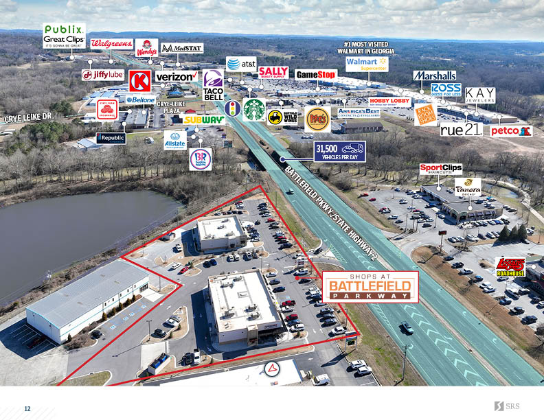 Fort Oglethorpe, GA Shoppes at Battlefield Parkway Retail