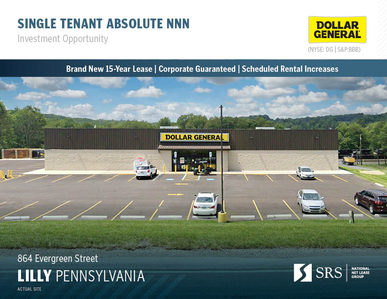 Lilly, PA Dollar General Retail investment sale in Lilly