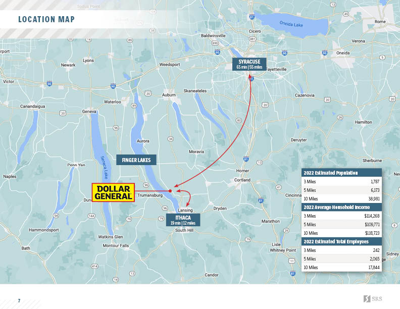 Lansing, NY Dollar General Retail investment sale in Lansing, New