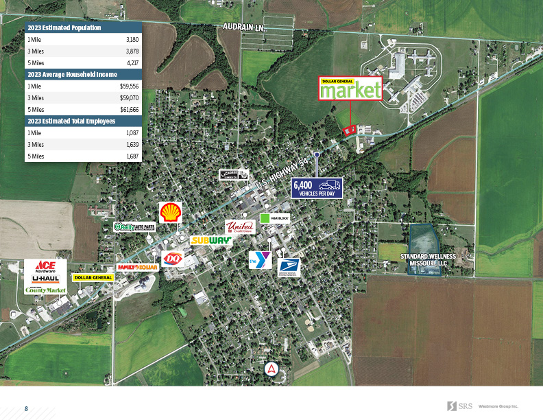 Vandalia, MO Dollar General Market Retail investment sale in