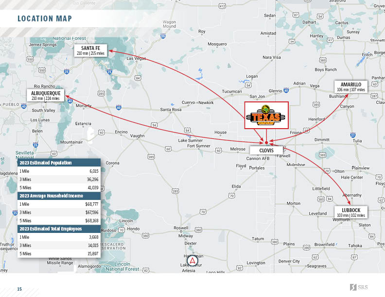 Clovis, NM Texas Roadhouse Retail investment sale in Clovis, New