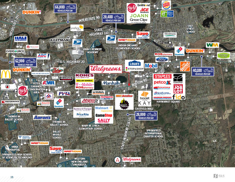 Springfield, MA Walgreens Leasehold Retail investment sale in