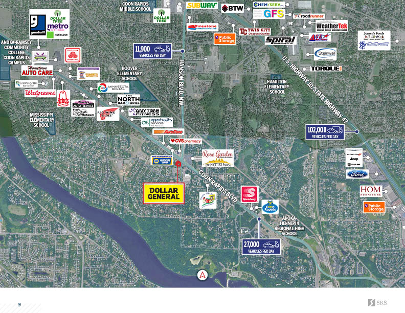 Coon Rapids, MN Dollar General Retail investment sale in Coon