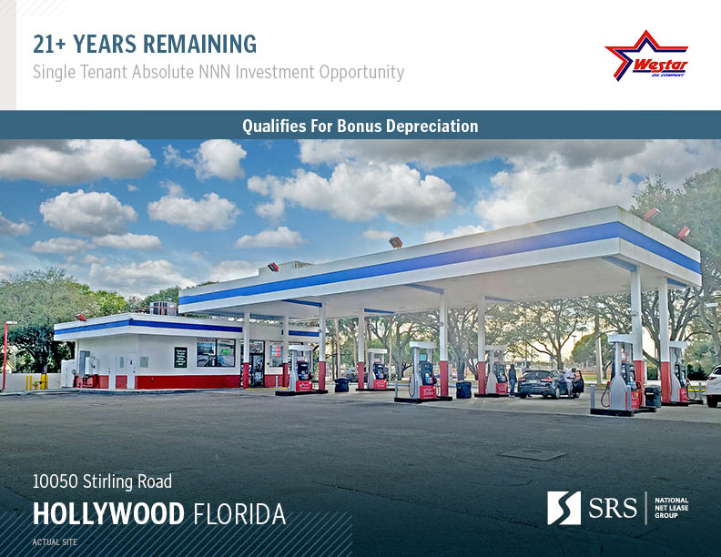 Hollywood, FL Westar Gas Station Retail investment sale in