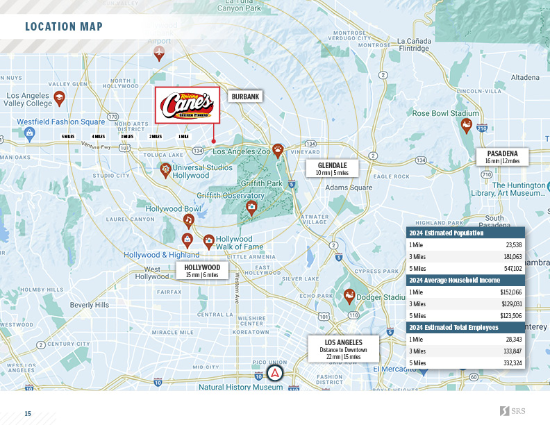 Burbank, CA Raising Cane's Retail investment sale in Burbank