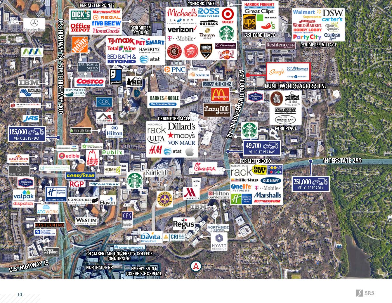 Dunwoody, GA Scrubs & Beyond, Sleep Number, & Snooze Retail