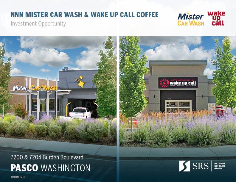 Pasco, WA Mister Car Wash & Wake Up Call Coffee Retail investment