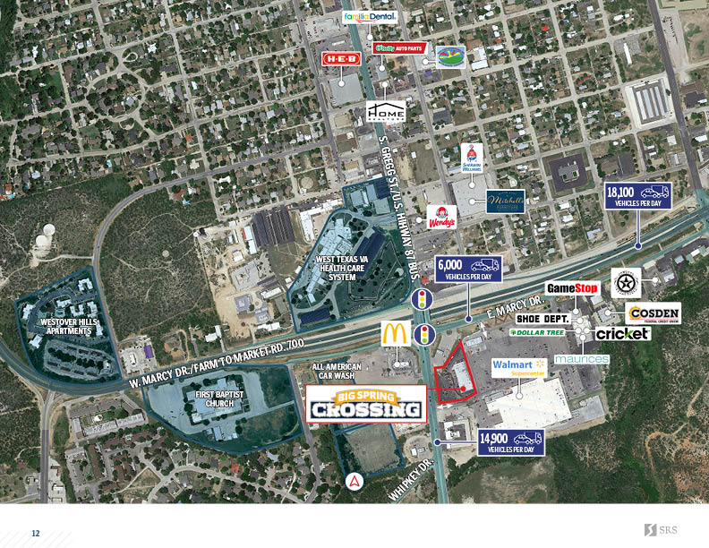 Big Spring, TX - Big Spring Crossing | Retail investment sale in Big ...
