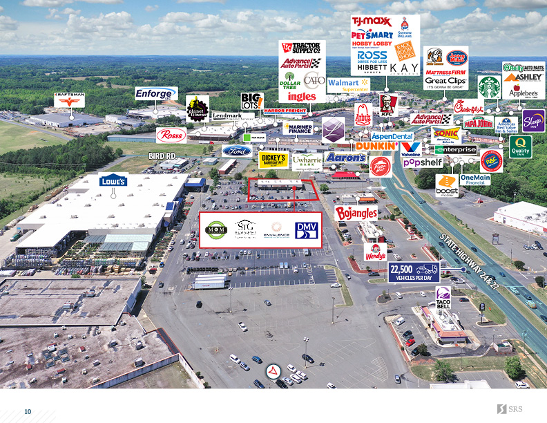 Albemarle, NC 4 Tenant Strip Albemarle Crossing Retail investment