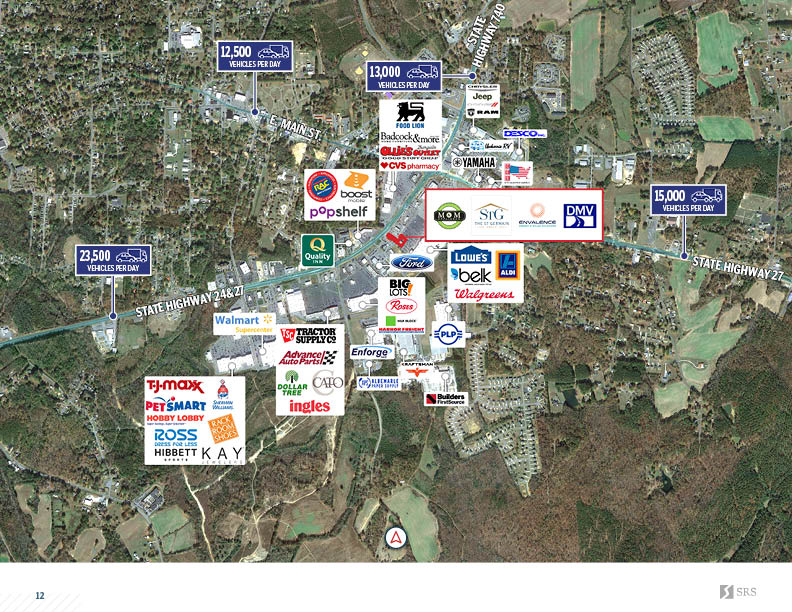 Albemarle, NC 4 Tenant Strip Albemarle Crossing Retail investment