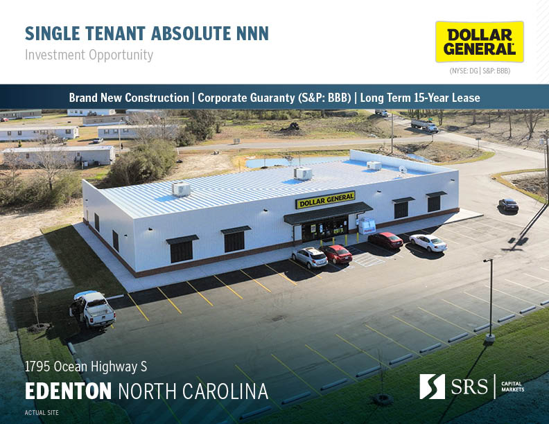 Edenton, NC Dollar General Retail investment sale in Edenton, North
