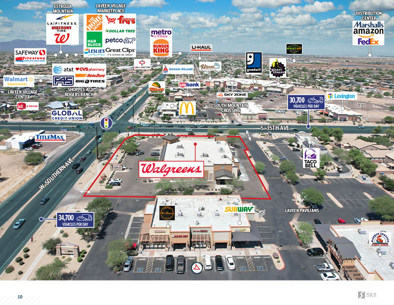 Phoenix, AZ Walgreens (Southern) Retail investment sale in Phoenix