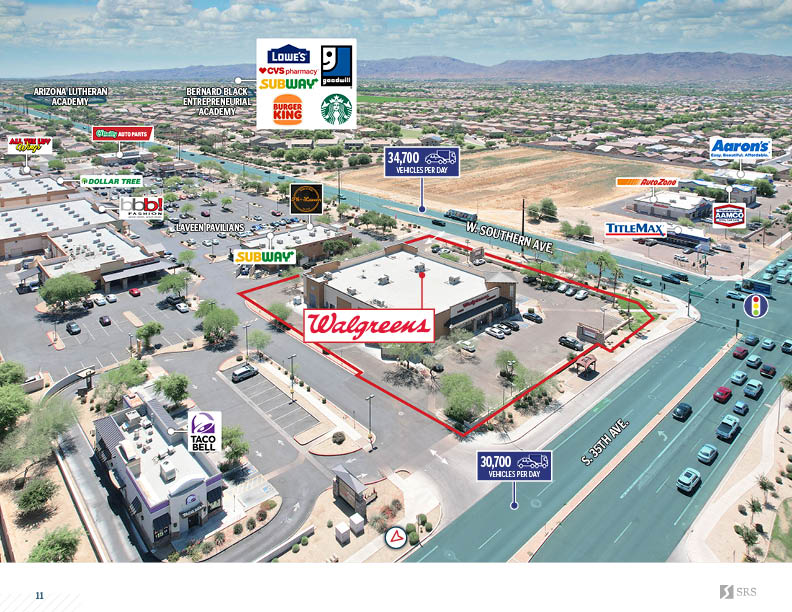 Phoenix, AZ Walgreens (Southern) Retail investment sale in Phoenix