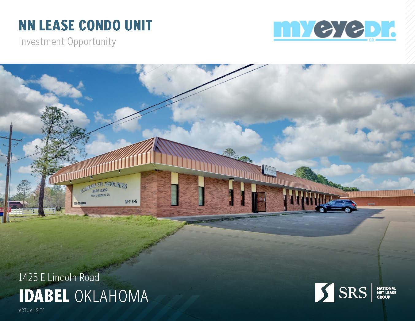 Idabel, OK MyEyeDr Retail investment sale in Idabel, Oklahoma SRS
