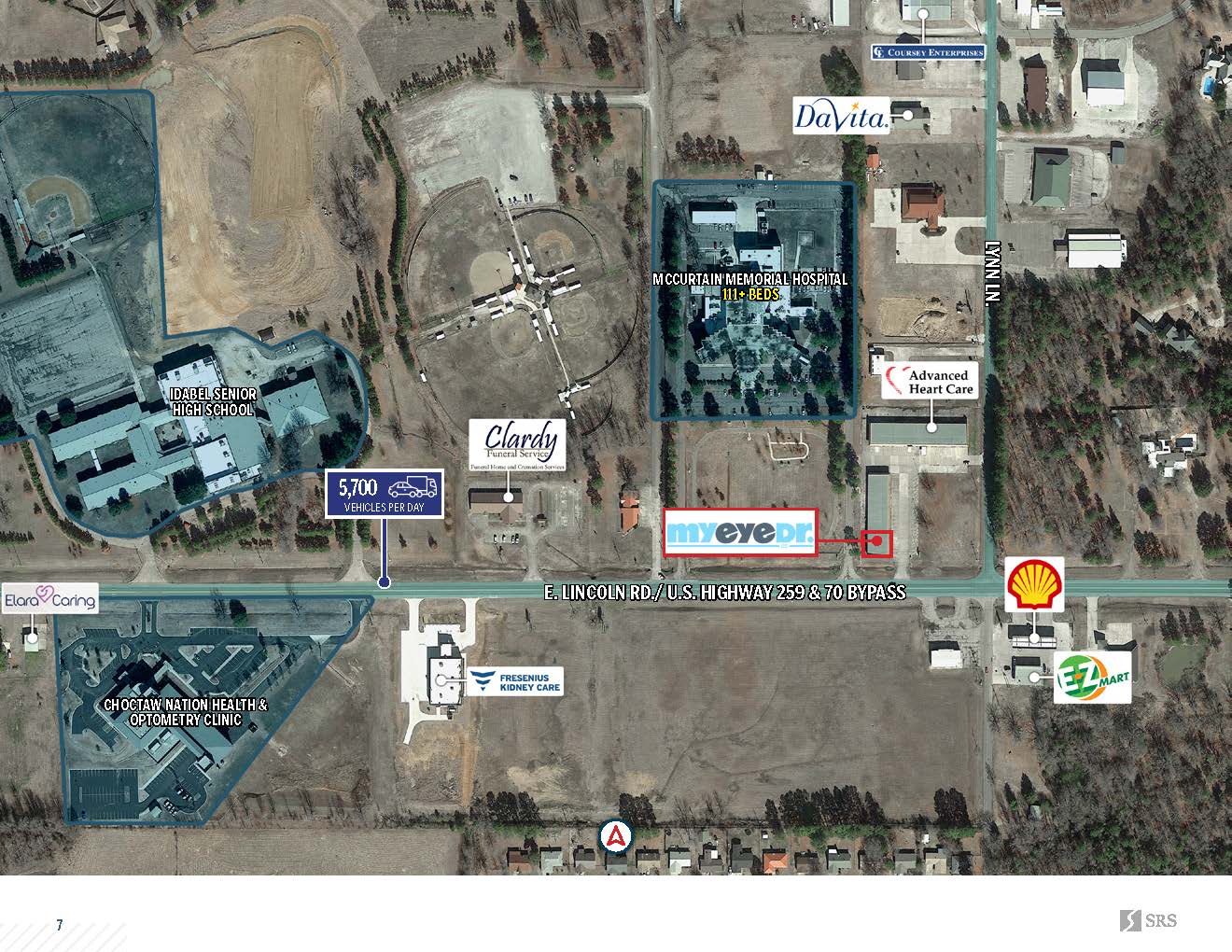 Idabel, OK MyEyeDr Retail investment sale in Idabel, Oklahoma SRS