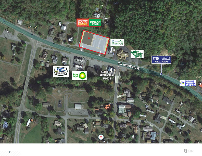 Roan Mountain, TN Family Dollar Dollar Tree Retail investment sale