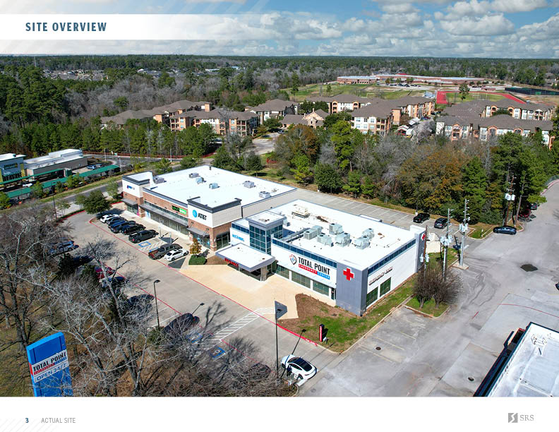 Conroe, TX Total Point ER Office investment sale in Conroe, Texas SRS