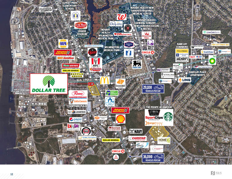 Wilmington, NC Dollar Tree Retail investment sale in wilmington