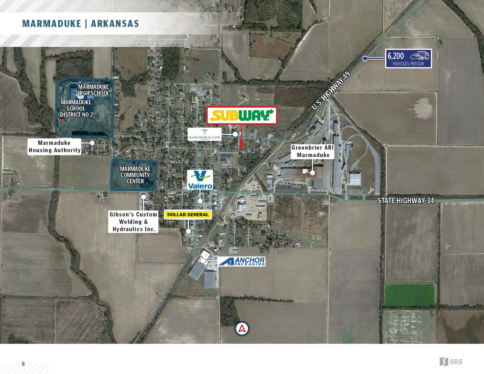 TwoProperty Subway Portfolio Retail investment sale in Marmaduke