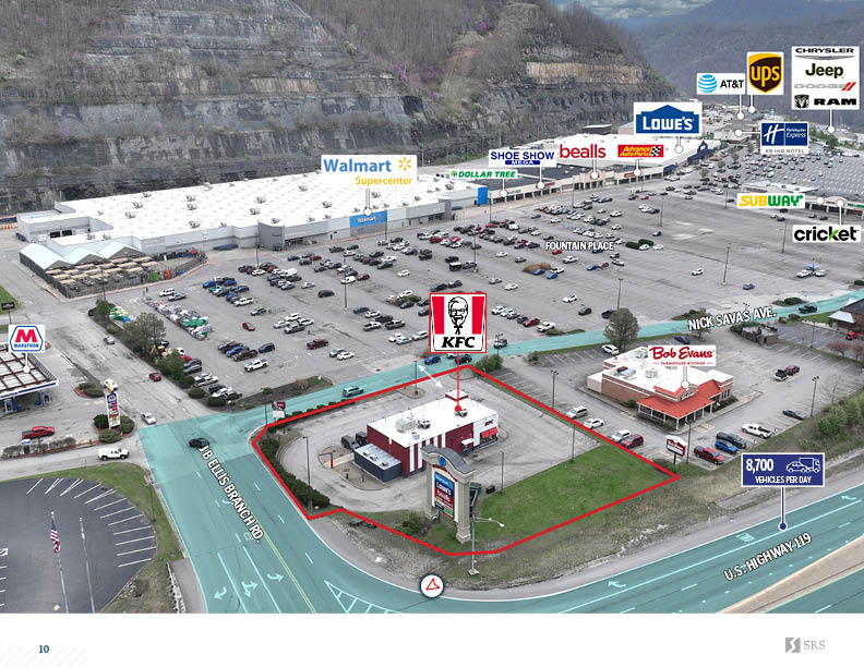 Logan, WV KFC Retail investment sale in Logan, West Virginia SRS