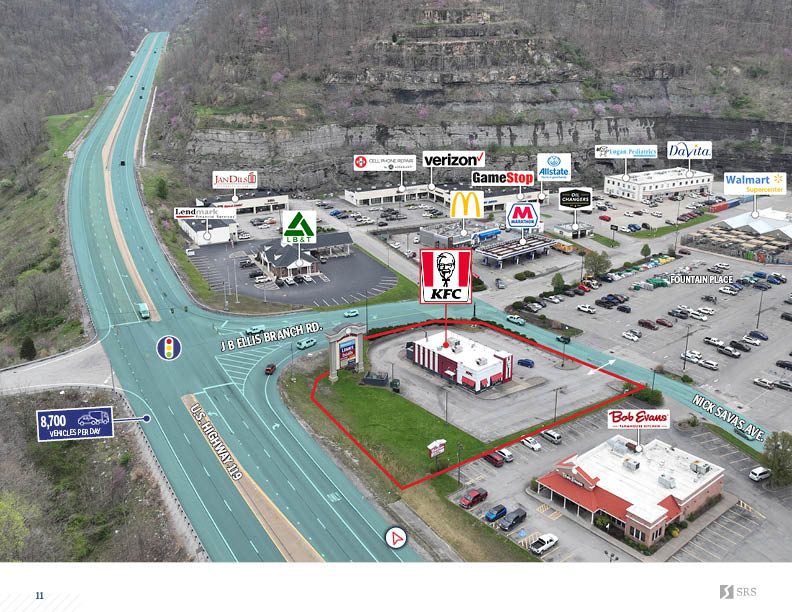 Logan, WV KFC Retail investment sale in Logan, West Virginia SRS