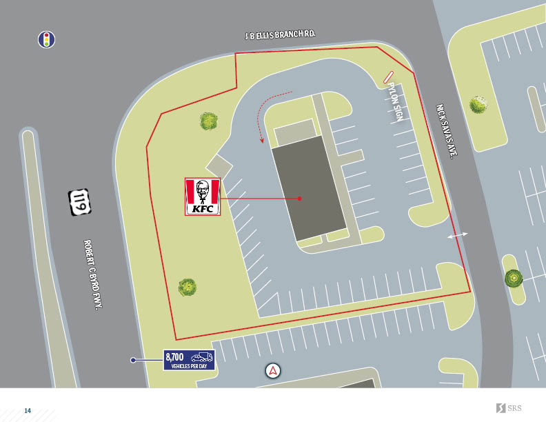 Logan, WV KFC Retail investment sale in Logan, West Virginia SRS