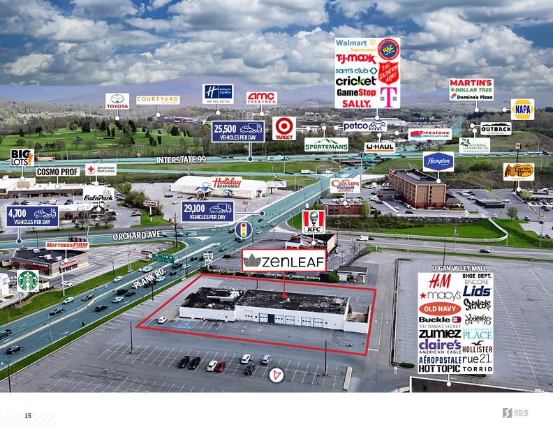 Altoona, PA Zen Leaf Retail investment sale in Altoona