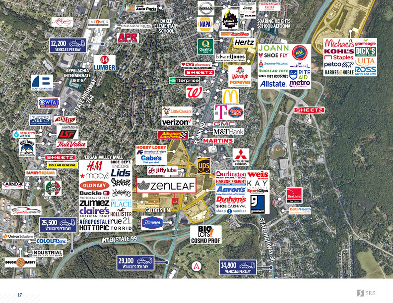 Altoona, PA Zen Leaf Retail investment sale in Altoona