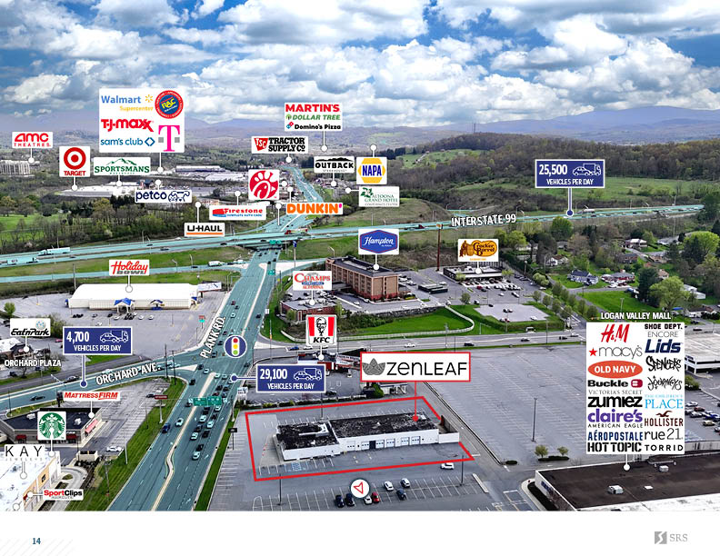 Altoona, PA Zen Leaf Retail investment sale in Altoona