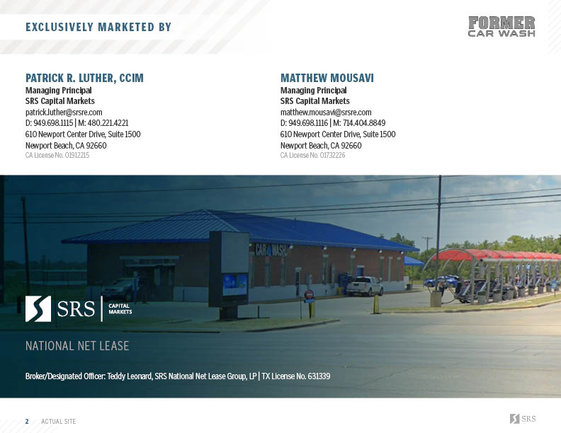 Waco, TX Vacant Car Wash Special Purpose investment sale in Waco