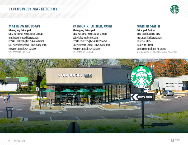 Corinth, MS Starbucks Retail investment sale in Corinth