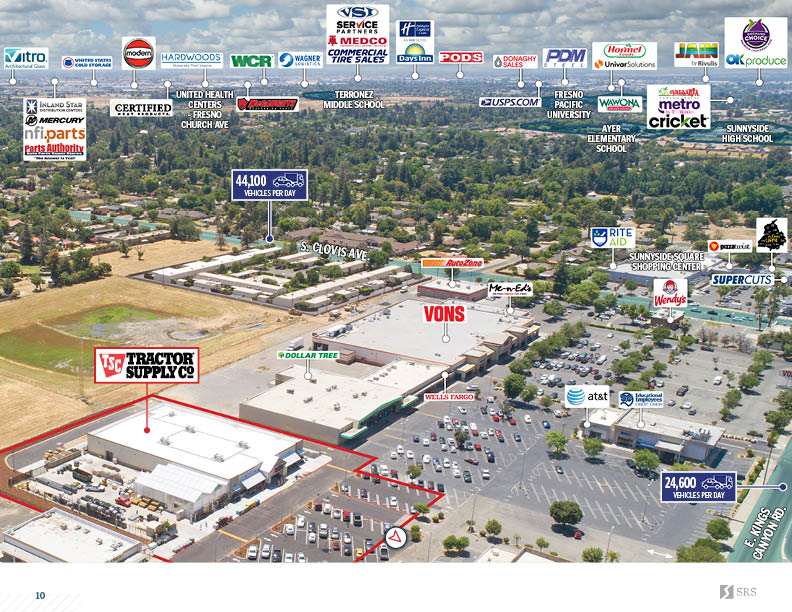 Fresno, CA Tractor Supply Retail investment sale in Fresno, California SRS