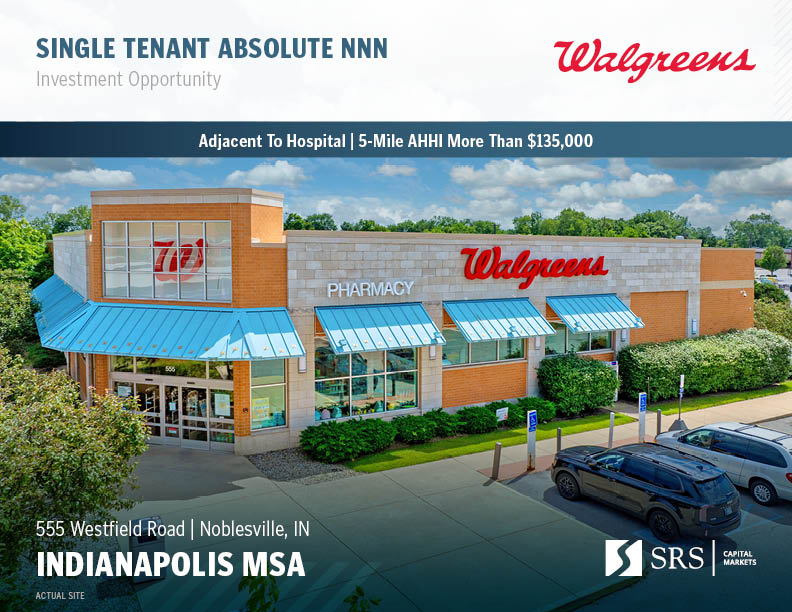 Noblesville, IN Walgreens Retail investment sale in Noblesville