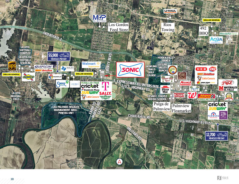 Penitas, TX Sonic Retail investment sale in Penitas, Texas SRS