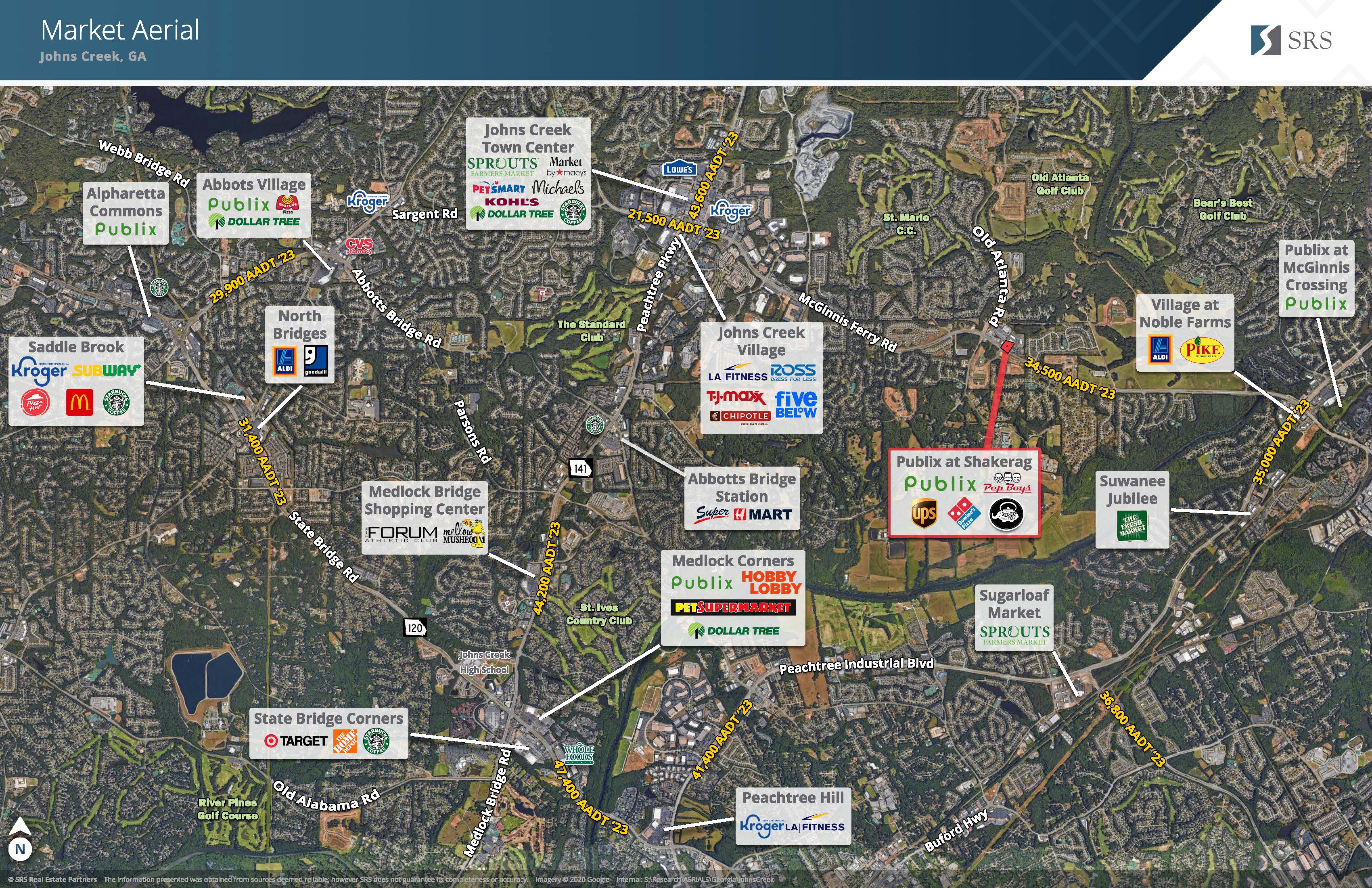 7804 McGinnis Ferry Road Land for sale or lease in Suwanee, SRS