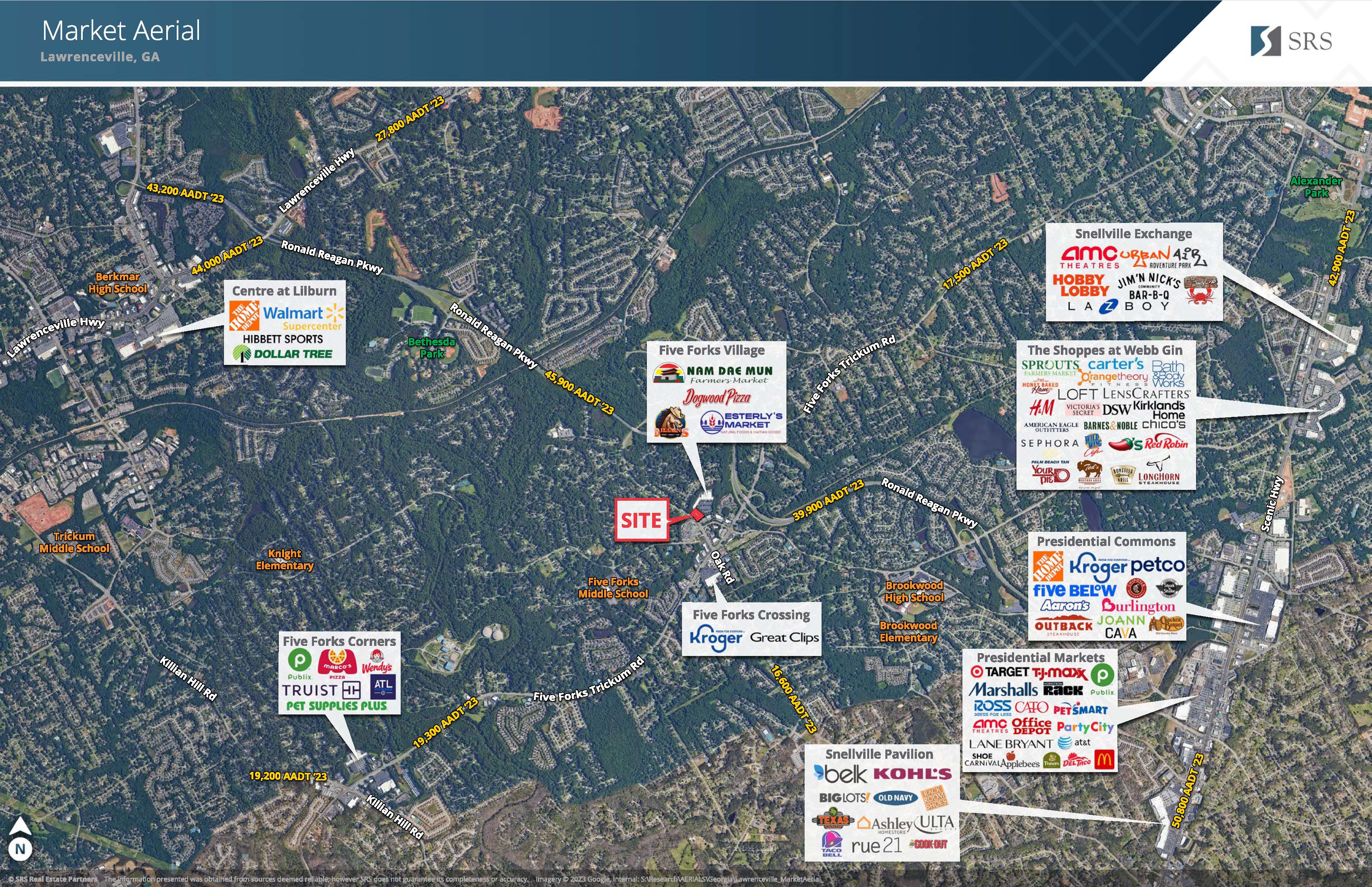 820 Oak Rd - Market Aerial