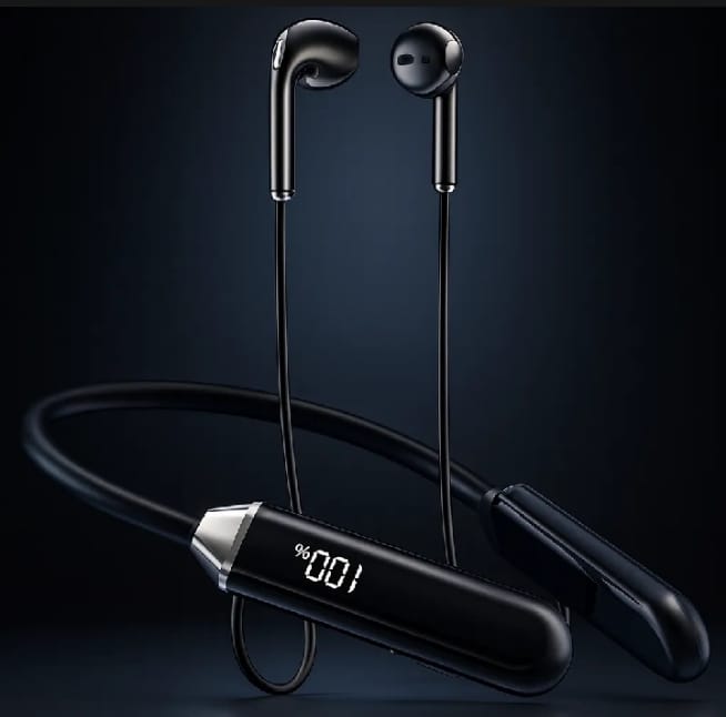 Xperta G11 Neckband (Digital Display) TWS Bluetooth Eaephones Headset With HIfI Stereo Sound - view 3