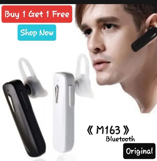 Xperta M163 Business Wireless Single Blietooth Earphones (Compatible With IOS & Android System)